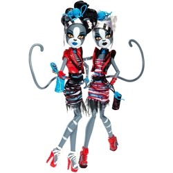 Monster High Zombie Shake Meowlody and Purrsephone BJR16