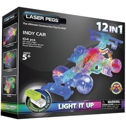 Laser Pegs Indy Car 870b 12 in 1