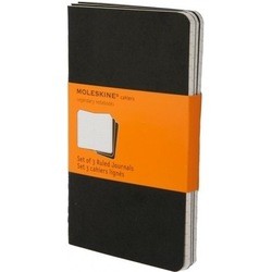 Moleskine Set of 3 Ruled Cahier Journals Pocket Black