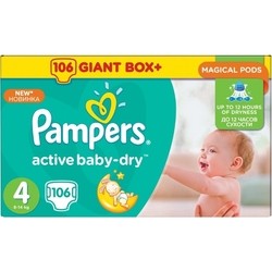 Pampers Active Baby-Dry 4 / 106 pcs