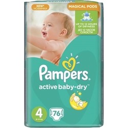 Pampers Active Baby-Dry 4 / 76 pcs