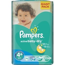 Pampers Active Baby-Dry 4 Plus / 70 pcs
