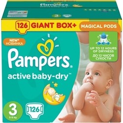 Pampers Active Baby-Dry 3 / 126 pcs