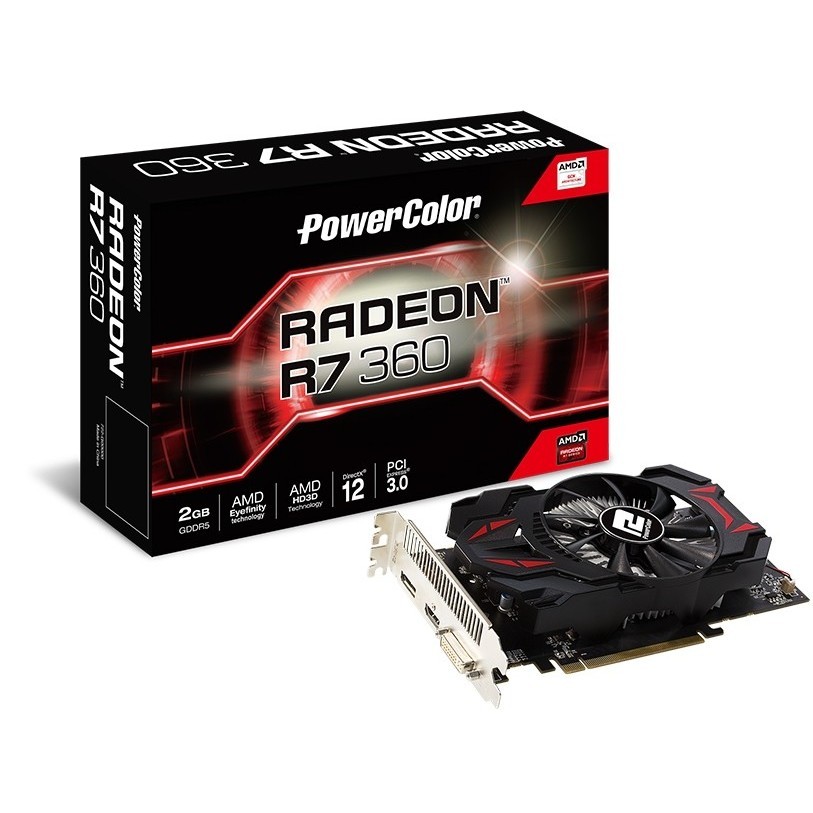 PowerColor Radeon R7 360 AXR7 360 2GBD5-DHE