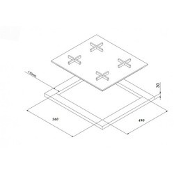 Korting HGG 660 CN (черный)