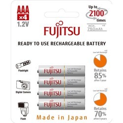 Fujitsu 4xAAA 750 mAh