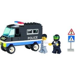 Brick Escorting Police Truck 126