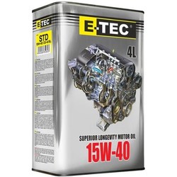 E-TEC STD 15W-40 4L
