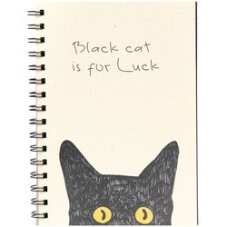 Kraft Notebook Black Cat