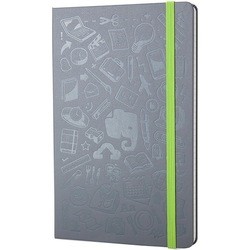 Moleskine Squared Evernote Smart Notebook Grey