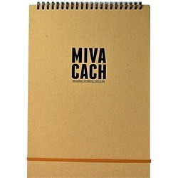 MIVACACH Plain Notebook Chocolate A4