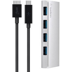Belkin USB 3.0 4-Port Hub + USB-C Cable