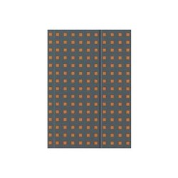 Paper-Oh Ruled Notebook Quadro B5 Grey Orange