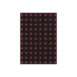 Paper-Oh Ruled Notebook Quadro B6 Black Red
