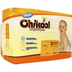 Chikool Baby Diapers XL / 18 pcs