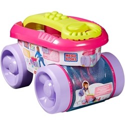 MEGA Bloks Block Scooping Wagon Pink CNK33