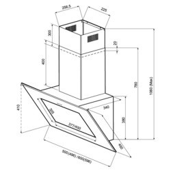 Krona Seliya 600 Push Button (белый)