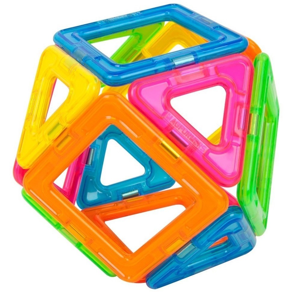Magformers Neon Color Set 63001