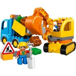 Lego Truck and Tracked Excavator 10812