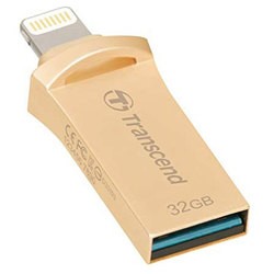 Transcend JetDrive Go 500 (золотистый)