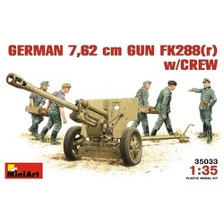 MiniArt 7.62 cm Gun FK288(r) w/Crew (1:35)
