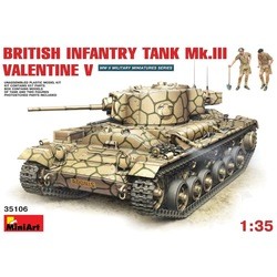 MiniArt Infantry Tank Mk.III Valentine V w/Crew (1:35)