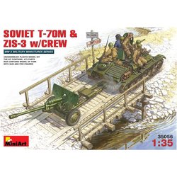MiniArt Soviet T-70M and ZIS-3 w/Crew (1:35)