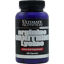 Ultimate Nutrition Arginine/Ornithine/Lysine 100 cap