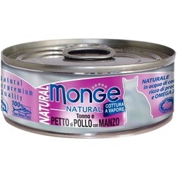 Monge Natural Adult Canned Tuna/Chicken/Beef 0.08 kg
