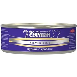 Chetveronogij Gurman Adult Silver Line Chicken/Crab 0.1 kg