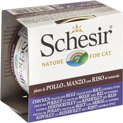 Schesir Adult Canned Chicken/Beef/Rice 0.085 kg