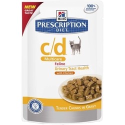 Hills PD Feline c/d Chicken Pouch 0.085 kg