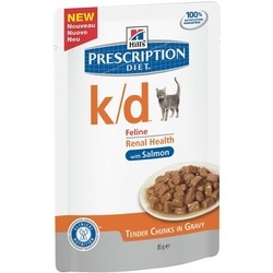 Hills PD Feline k/d Salmon Pouch 0.085 kg
