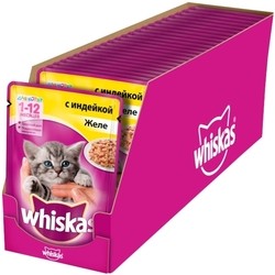 Whiskas Kitten Packaging Jelly Turkey 0.085 kg