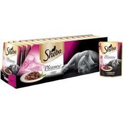 Sheba Packaging Pleasure Sauce Beef/Rabbit 0.085 kg