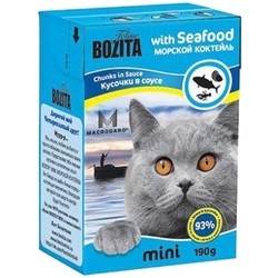 Bozita Feline Mini Sauce Seafood 0.19 kg