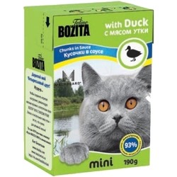 Bozita Feline Mini Sauce Duck 0.19 kg