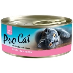 Pro Cat Adult Canned Shrimps/Rice 0.1 kg