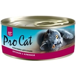 Pro Cat Adult Canned Rabbit/Cranberry 0.1 kg