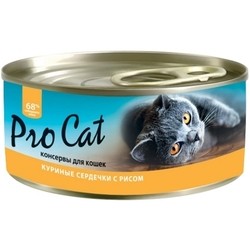 Pro Cat Adult Canned Chicken Heats/Rice 0.1 kg