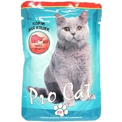 Pro Cat Adult Pouch Tuna/Beef 0.85 kg