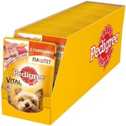 Pedigree Adult Packaging Pate Beef 0.08 kg