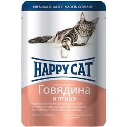 Happy Cat Adult Pouch Beef/Poultry 0.1 kg