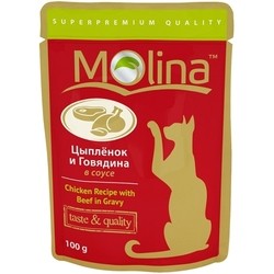 Molina Adult Pouch Chicken/Beef 0.1 kg