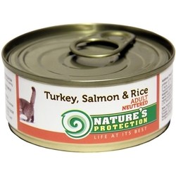 Natures Protection Neutered Canned Turkey/Salmon/Rice 0.1 kg