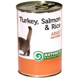 Natures Protection Neutered Canned Turkey/Salmon/Rice 0.4 kg