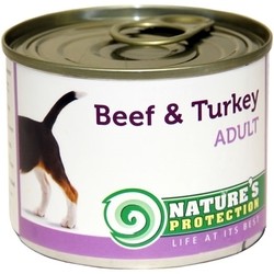 Natures Protection Adult Canned Beef/Turkey 0.2 kg