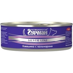 Chetveronogij Gurman Adult Dog Silver Line Beef/Squid 0.1 kg