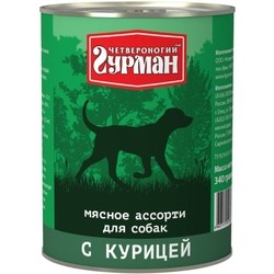 Chetveronogij Gurman Adult Dog Cold Cuts Chicken 0.34 kg