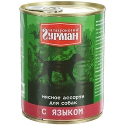 Chetveronogij Gurman Adult Dog Cold Cuts Tongue 0.34 kg